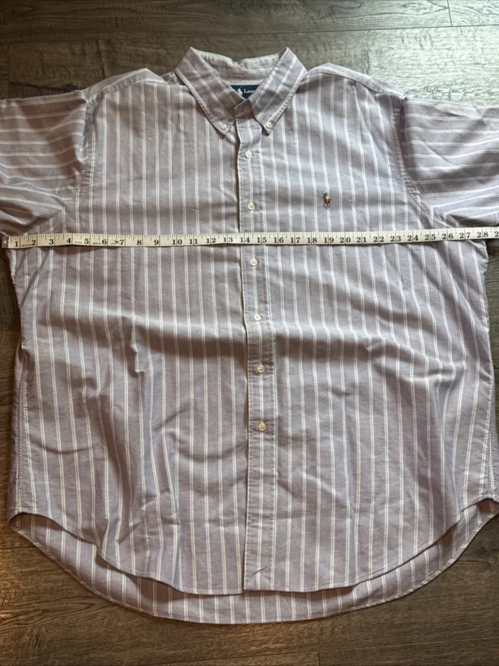 Ralph Lauren Classic Fit XXL Purple striped Button Down Shirt